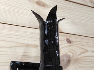 Handmade Forged Iron Wall Sconce Candle Holder: Medieval Torch