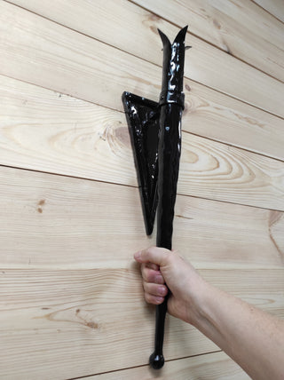 Handmade Forged Iron Wall Sconce Candle Holder: Medieval Torch
