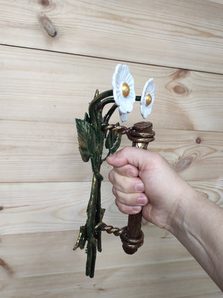 Door handle, metal handle, Flower door handle, Daisy