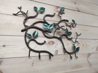 Hanger hallway, metal coat rack, Handmade coat hanger, Dragonfly