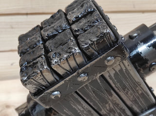 Hand Forged Wrought Iron Viking Hammer: Decorative Thor Hammer
