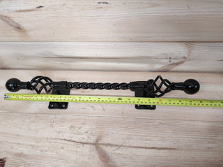 Hand Forged Wrought Iron Door Handle: Barn Door Decor