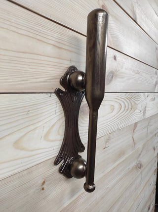 Hand Forged Iron Door Handle: Rustic Barn Door Decor