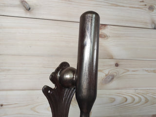 Hand Forged Iron Door Handle: Rustic Barn Door Decor
