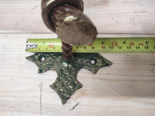 Hand Forged Barn Door Handle: Rustic Metal Hardware