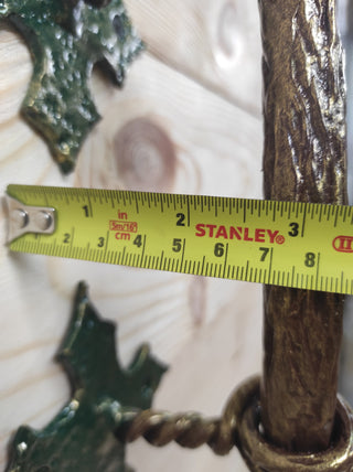 Hand Forged Barn Door Handle: Rustic Metal Hardware