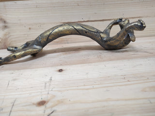 Hand Forged Dog Door Handle: Metal Barn Door Hardware