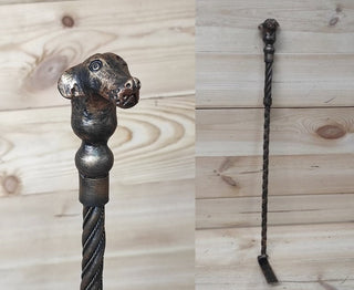 Fireplace poker, Fire poker, Hand forged, Fireplace tool, Gift, Poker by the fireplace, Cookware for camping