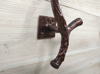 Door handle, metal handle, Flower door handle, flowering branch