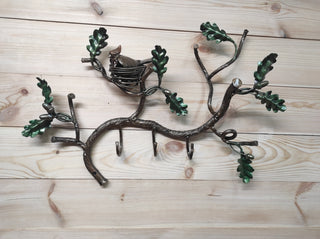 Hanger hallway, metal coat rack, Handmade coat hanger, Bird's Nest