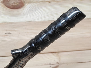 Hand Forged Wrought Iron Viking Hammer: Decorative Thor Hammer