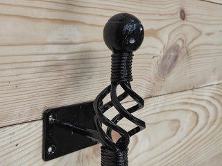 Hand Forged Wrought Iron Door Handle: Barn Door Decor