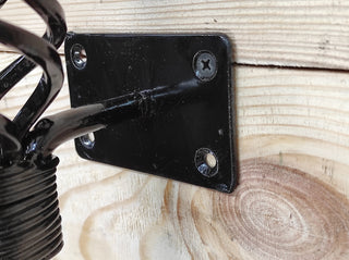 Hand Forged Wrought Iron Door Handle: Barn Door Decor