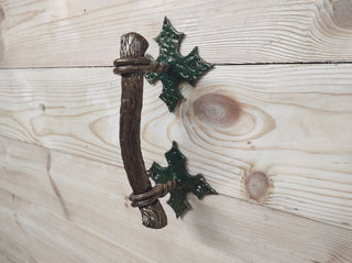 Hand Forged Barn Door Handle: Rustic Metal Hardware