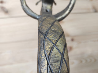 Hand Forged Dog Door Handle: Metal Barn Door Hardware