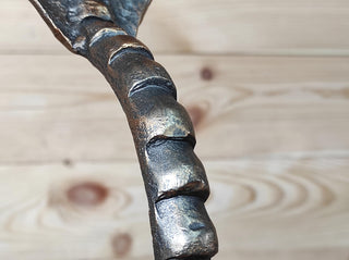 Hand Forged Cobra Barn Door Handle: Metal Gate Hardware