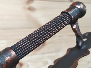 Hand Forged Rustic Barn Door Handle: Medieval Gate Hardware