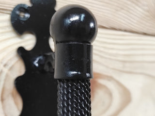 Hand Forged Barn Door Handle: Rustic Medieval Gate Hardware