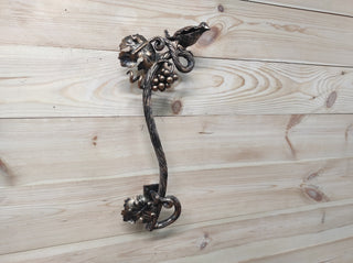 Door handle, Wrought iron handle Bird, Hand forged handle, Front Door handle, Metal handle, Barn door handle, Door pull