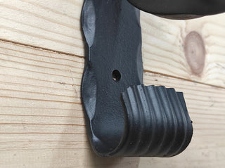 Black Plant Hanger Hook: Handmade Metal Wall Bracket