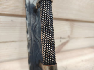 Hand Forged Barn Door Handle: Rustic Metal Door Pull