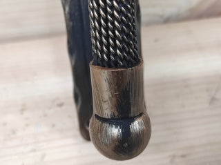 Hand Forged Barn Door Handle: Rustic Metal Door Pull