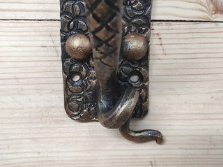 Door Handle Hand Forged Pull Handle Snake Barn door handle Metal pull