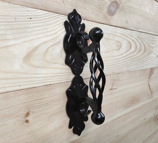 Door handle, Black metal door handle, Barn door handle, Forged iron door handles, Wrought iron door pull