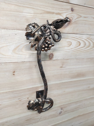 Door handle, Wrought iron handle Bird, Hand forged handle, Front Door handle, Metal handle, Barn door handle, Door pull