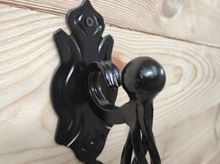 Door handle, Black metal door handle, Barn door handle, Forged iron door handles, Wrought iron door pull