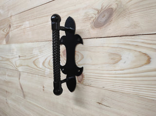 Door handle, Black metal door handle, Barn door handle, Forged iron door handles, Wrought iron door pull