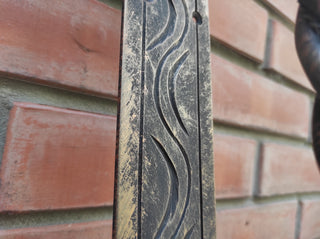 Hand Forged Steel Door Handle: Wrought Iron Barn Door Decor