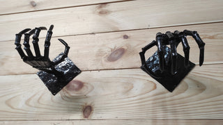 Axe Wall Holder,Skeleton Hands, axe stand, axe holder, handmade holder, iron axe holder