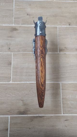 Hand Forged Wrought Iron Wall Sconce: Viking Medieval Torch Lantern