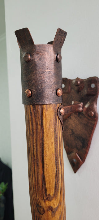 Hand Forged Wrought Iron Wall Sconce: Viking Medieval Torch Lantern