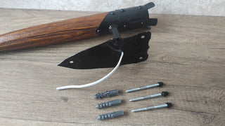 Hand Forged Wrought Iron Wall Sconce: Viking Medieval Torch Lantern