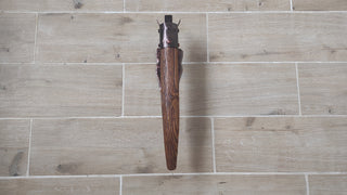Hand Forged Wrought Iron Wall Sconce: Viking Medieval Torch Lantern