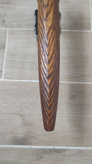 Hand Forged Wrought Iron Wall Sconce: Viking Medieval Torch Lantern