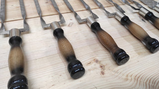 Hand Forged Stainless Steel Grilling Skewer Set with Fork