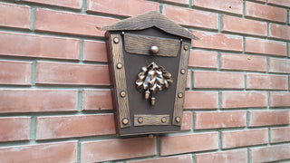 Wall mount mailbox, Mailbox, Custom mailbox, Mailbox numbers, Modern mailbox, Wall mount mailbox, Hand forged