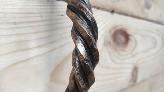 Hand Forged Horse Door Handle: Wrought Iron Barn Decor
