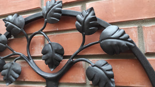 Hand Forged Family Tree Metal Wall Art - 21.65" Diameter