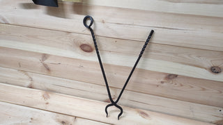 Forged fireplace tools set, fireplace gift, fireplace poker, fireplace tongs, shovel, broom