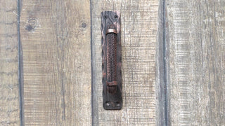 Hand Forged Barn Door Handle: Twisted Metal Gate Handle