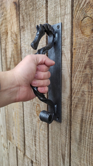 Barn Door Handle Horse. Door handle for the stable.