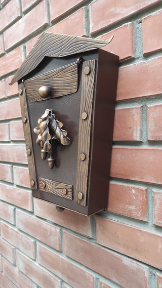 Wall mount mailbox, Mailbox, Custom mailbox, Mailbox numbers, Modern mailbox, Wall mount mailbox, Hand forged