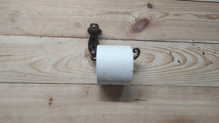 Wrought Iron Dog Toilet Paper Holder: Unique Bathroom Decor