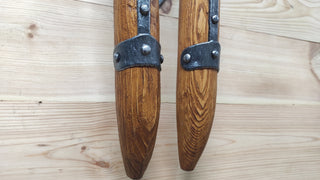 Hand Forged Wrought Iron Wall Sconce: Medieval Torch Lantern
