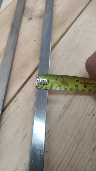 Hand Forged Stainless Steel Skewer Set: Grill Utensils, Iron Gifts
