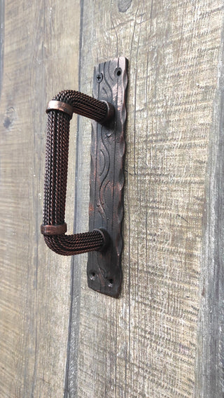 Barn door handle, Metal door handle